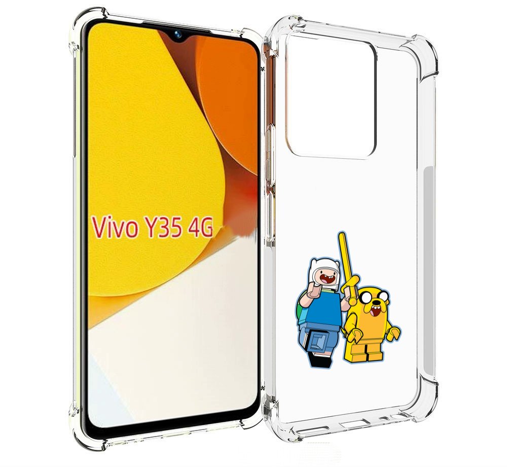 

Чехол MyPads время приключений лего для Vivo Y35 4G 2022 / Vivo Y22, Прозрачный, Tocco