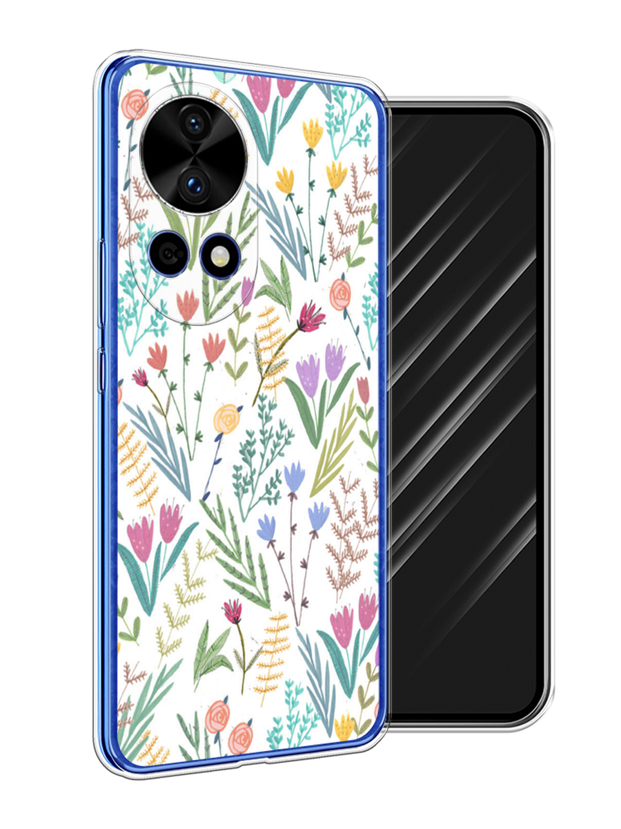 

Чехол Awog на Huawei Nova 12 Pro "Полевые цветы рисунок", Белый;зеленый, 6123150-1