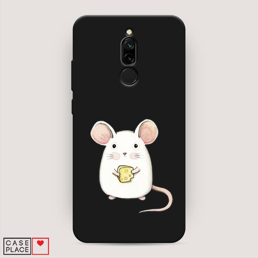 

Матовый силиконовый чехол "Мышка" на Xiaomi Redmi 8, Разноцветный, 37152-1