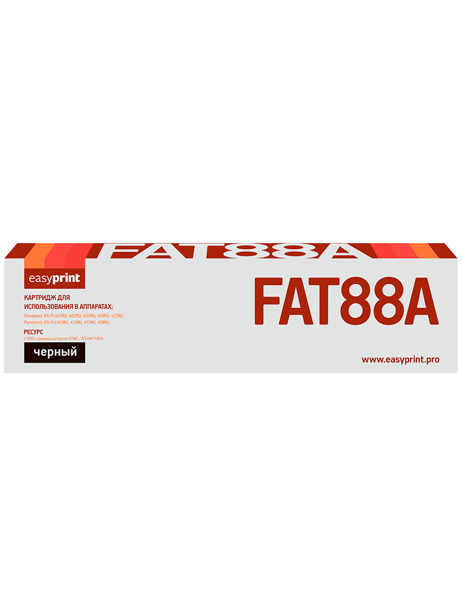 

Лазерный картридж EasyPrint LP-88 (KX-FAT88A/KXFAT88A/FAT88A/) для Panasonic, LP-88