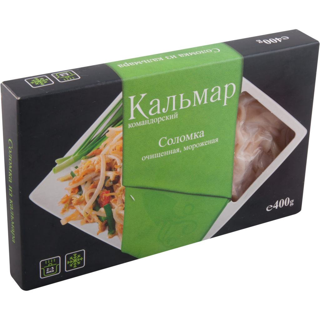 Кальмары Aqua Produkt, замороженные, без заправки, очищенные, BIO, 400 гр