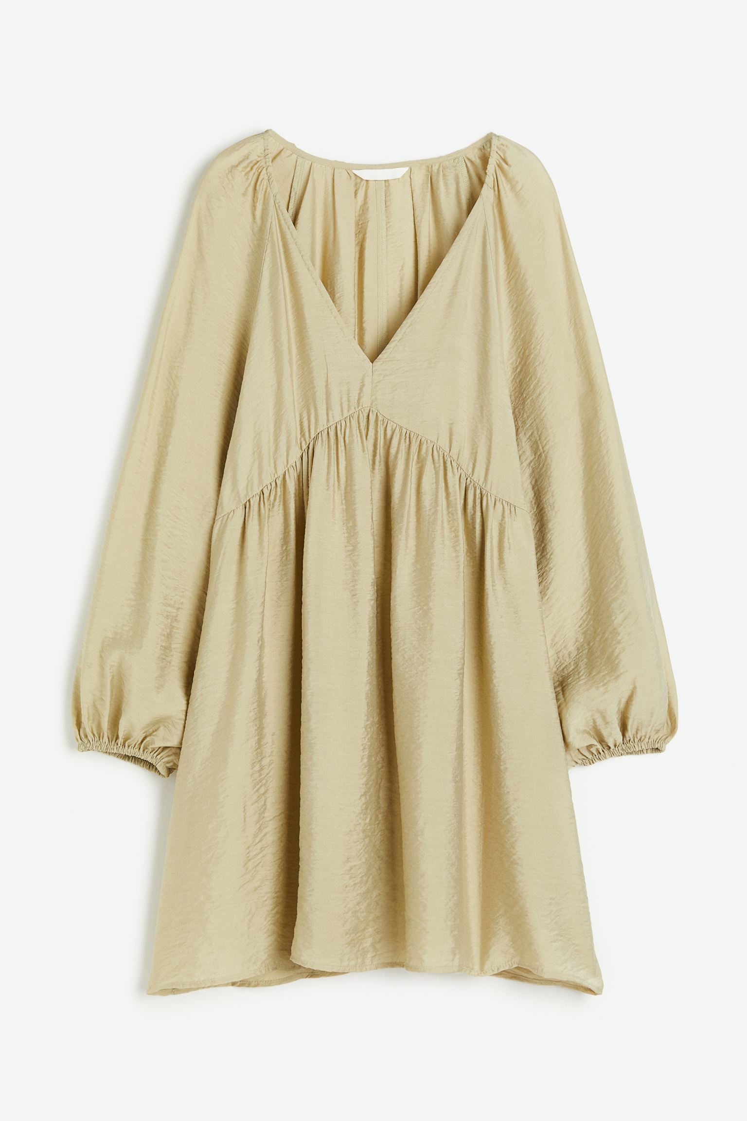 

Платье женское H&M 1135874002 бежевое XL, Бежевый, 1135874002