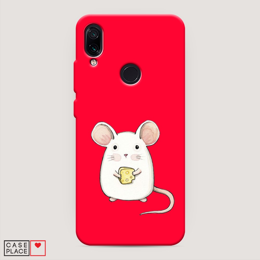 

Чехол Awog на Xiaomi Redmi 7 "Мышка", Разноцветный, 35053-1