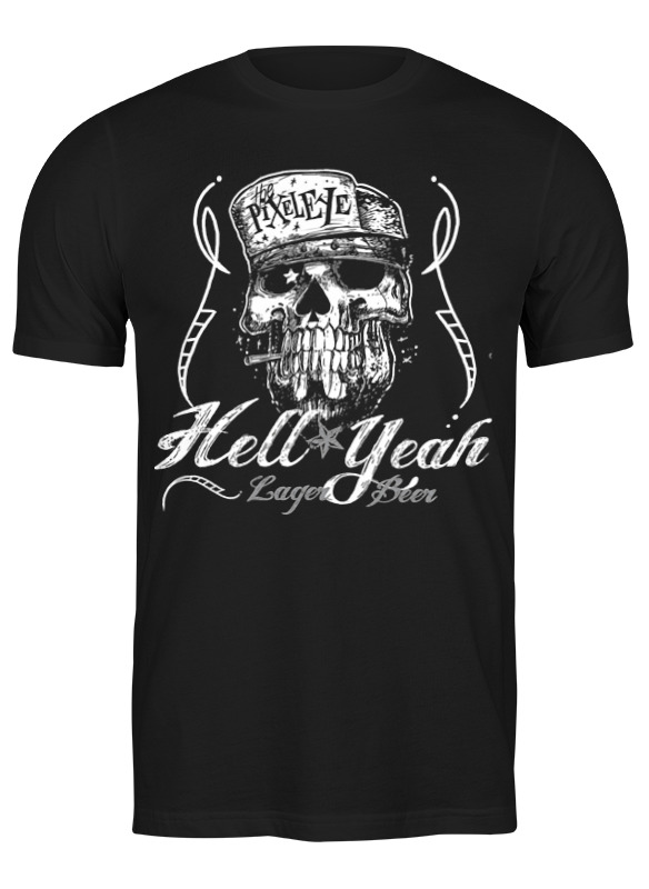 

Футболка мужская Printio Hell yeah черная S, Черный, Hell yeah