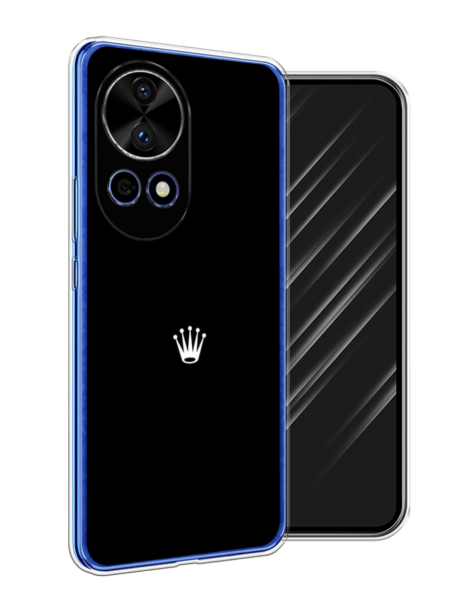 

Чехол Awog на Huawei Nova 12 Pro "Белая корона на черном фоне", Черный, 6123150-1