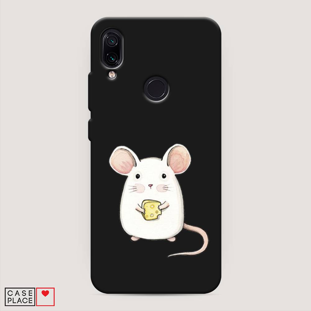 

Чехол Awog на Xiaomi Redmi 7 "Мышка", Разноцветный, 35052-1