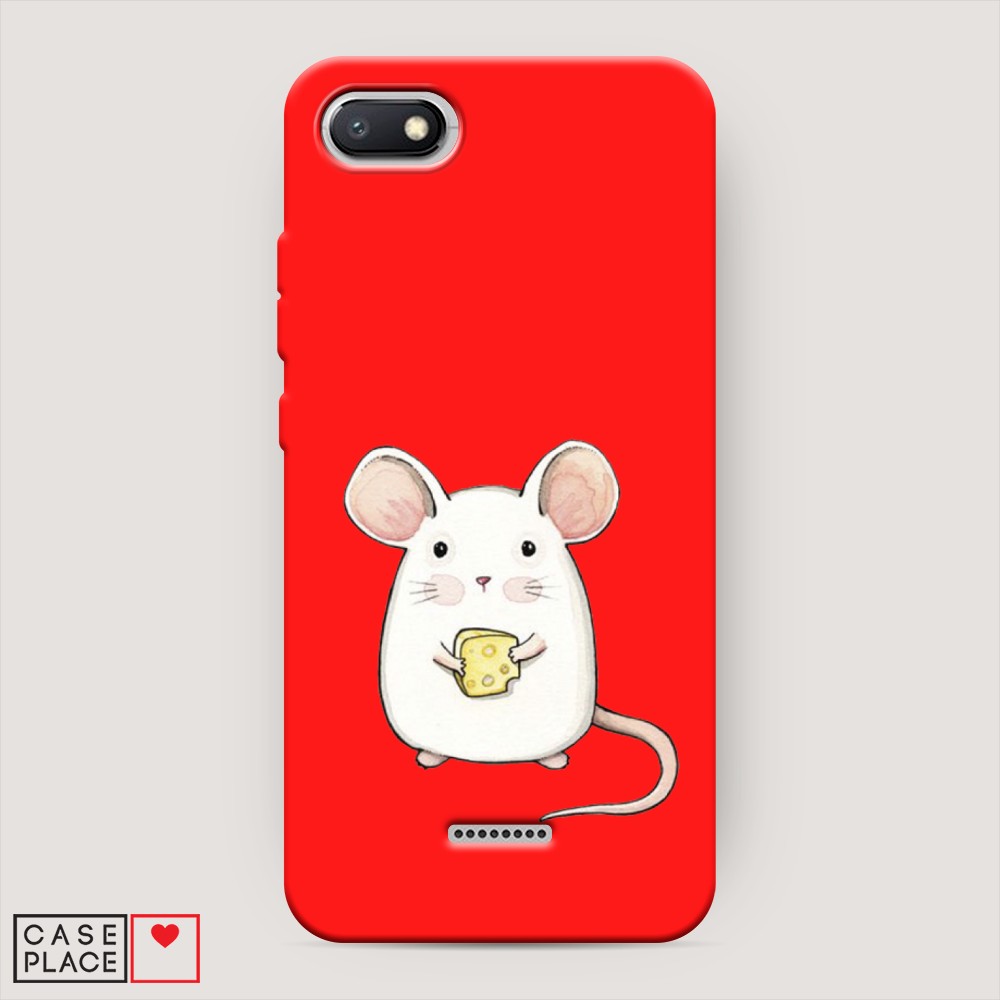

Чехол Awog на Xiaomi Redmi 6A "Мышка", Разноцветный, 34153-1