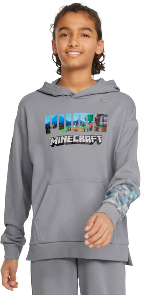 

Худи детское PUMA 53343676, серый, 104, x MINECRAFT Hoodie Kids