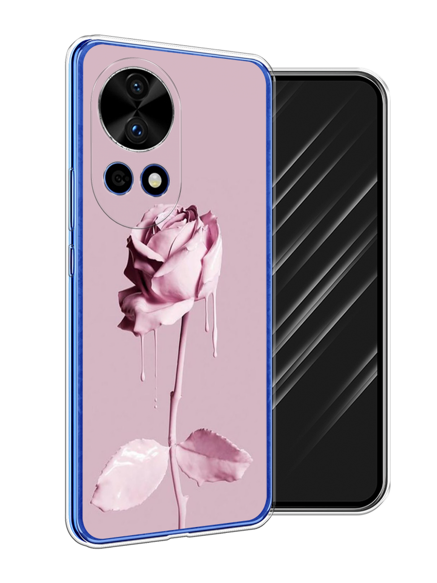 

Чехол Awog на Huawei Nova 12 Pro "Роза в краске", Белый;розовый, 6123150-1