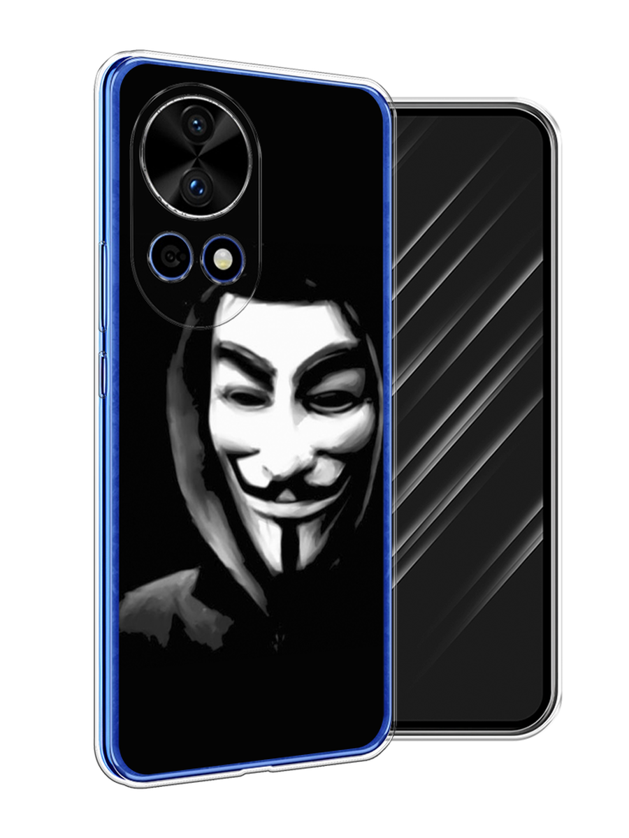 

Чехол Awog на Huawei Nova 12 Pro "Анонимус", Черный;серый;белый, 6123150-1