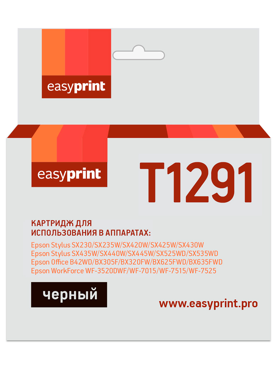 фото Струйный картридж easyprint ie-t1291 (c13t12914011/office b42wd/bx305f/wf7015) для epson