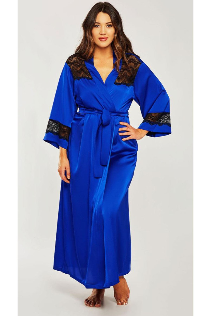 

Халат женский AsiMod ASI-4215 синий XL (товары доставляются из-за рубежа), ASI-4215