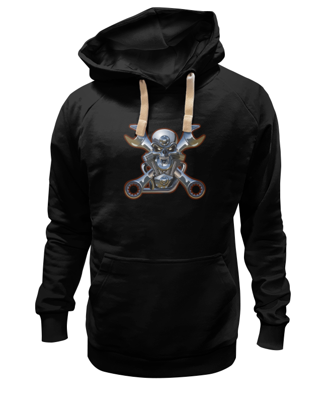 

Худи унисекс Printio Metal skull черное 2XL, Черный, Metal skull