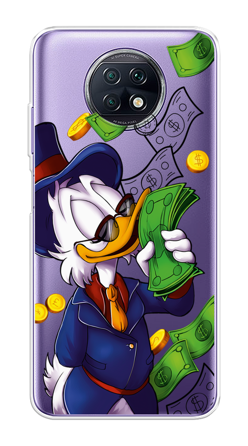 

Чехол на Xiaomi Redmi Note 9T "Scrooge McDuck with Money", Синий;зеленый;белый, 39650-6