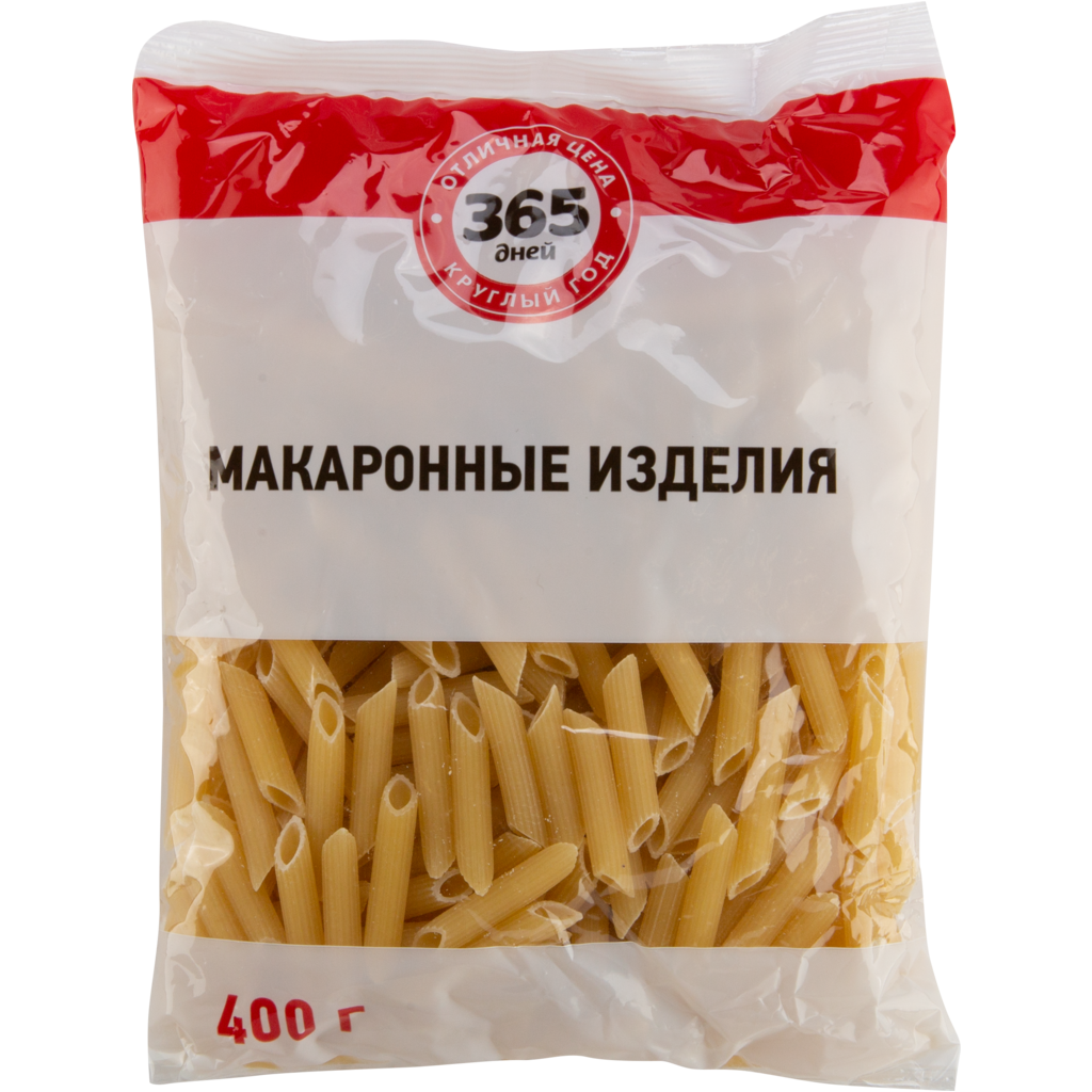 Макаронные изделия 365 дней перья 400 г