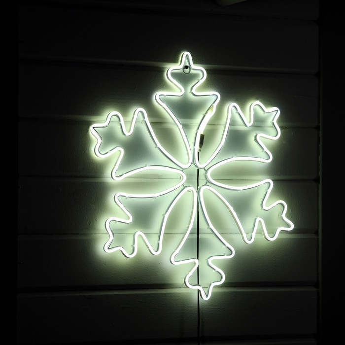 

Дюралайт Luazon lighting Снежинка 9591237 0,56х0,56м зеленый, Снежинка