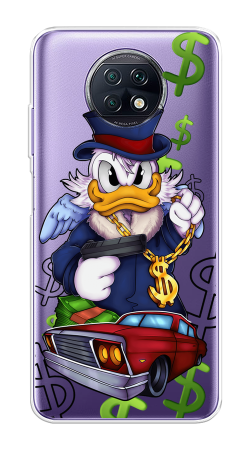 

Чехол на Xiaomi Redmi Note 9T "Scrooge McDuck with a Gold Chain", Красный;синий;белый, 39650-6