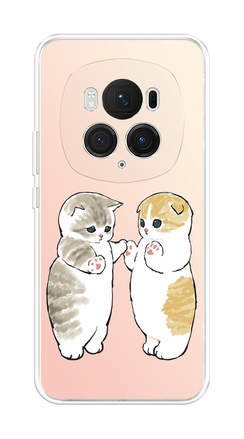 

Чехол на Honor Magic 6 Pro "Пухлые котики", Розовый;бежевый;серый, 6123750-1