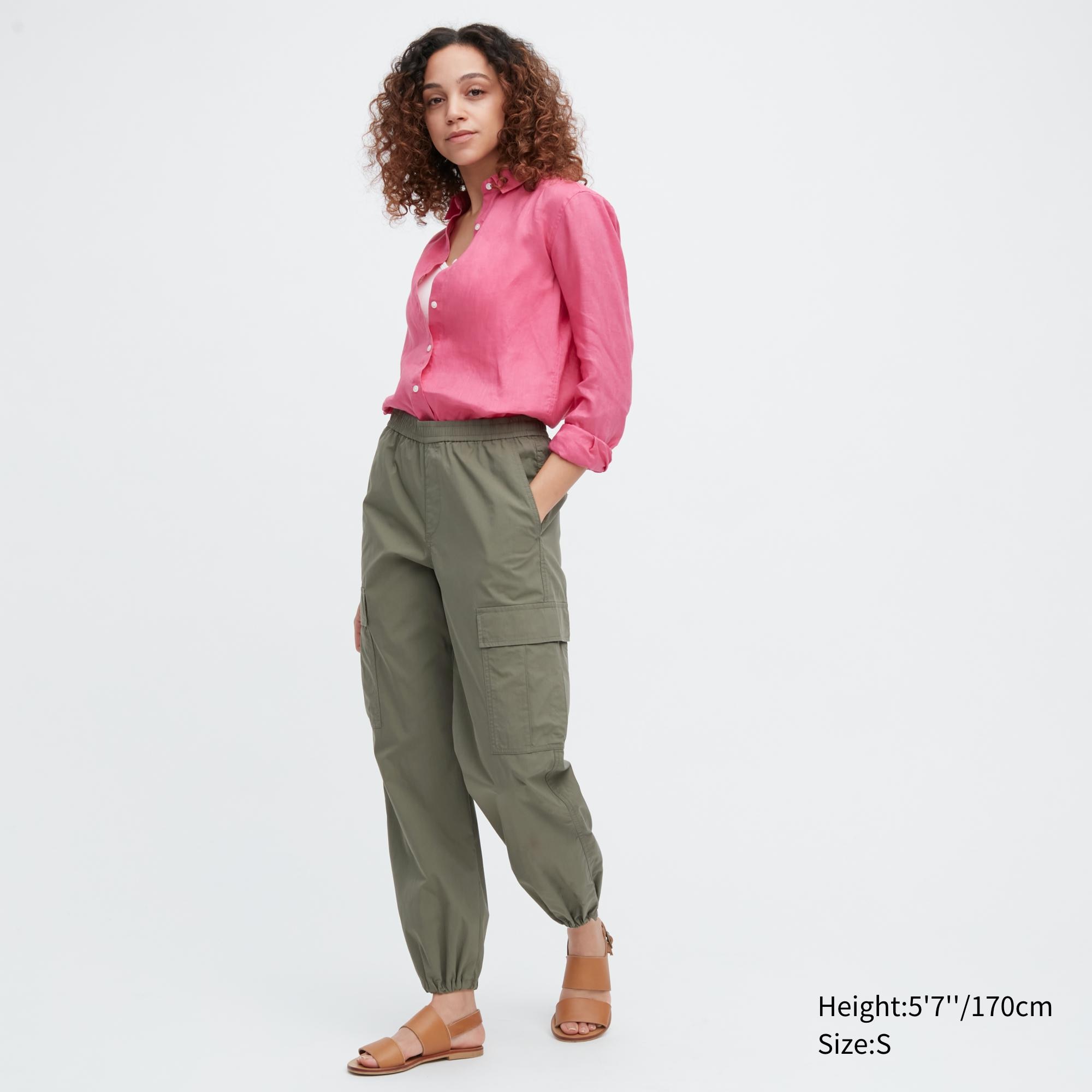

Брюки женские UNIQLO 456106COL56 хаки L (доставка из-за рубежа), 456106COL56