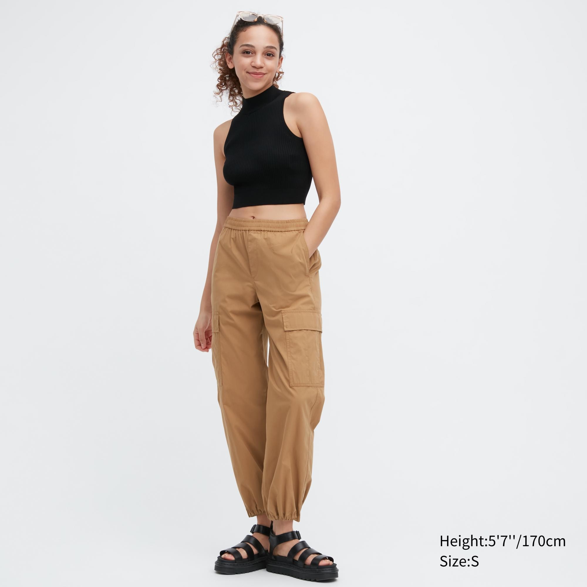 

Брюки женские UNIQLO 456106COL32 бежевые M (доставка из-за рубежа), 456106COL32