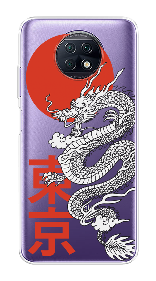 

Чехол на Xiaomi Redmi Note 9T "Китайский дракон", Черный;красный;белый, 39650-1