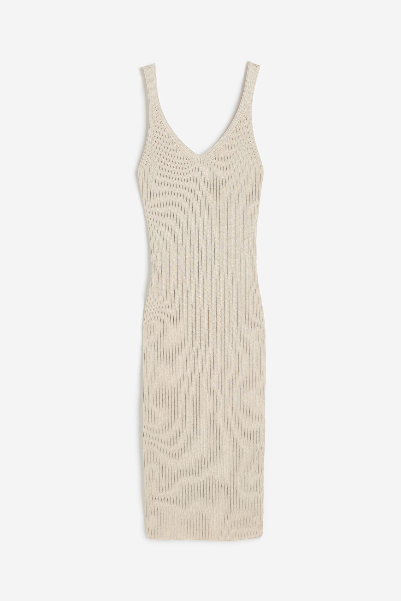 Платье женское H&M 1130012001 бежевое 2XL (доставка из-за рубежа)
