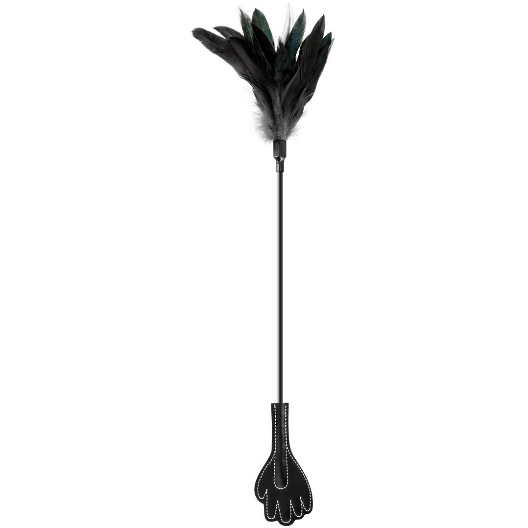 Двусторонний стек-щекоталка Sweet Caress Feather Whip - 58 см.