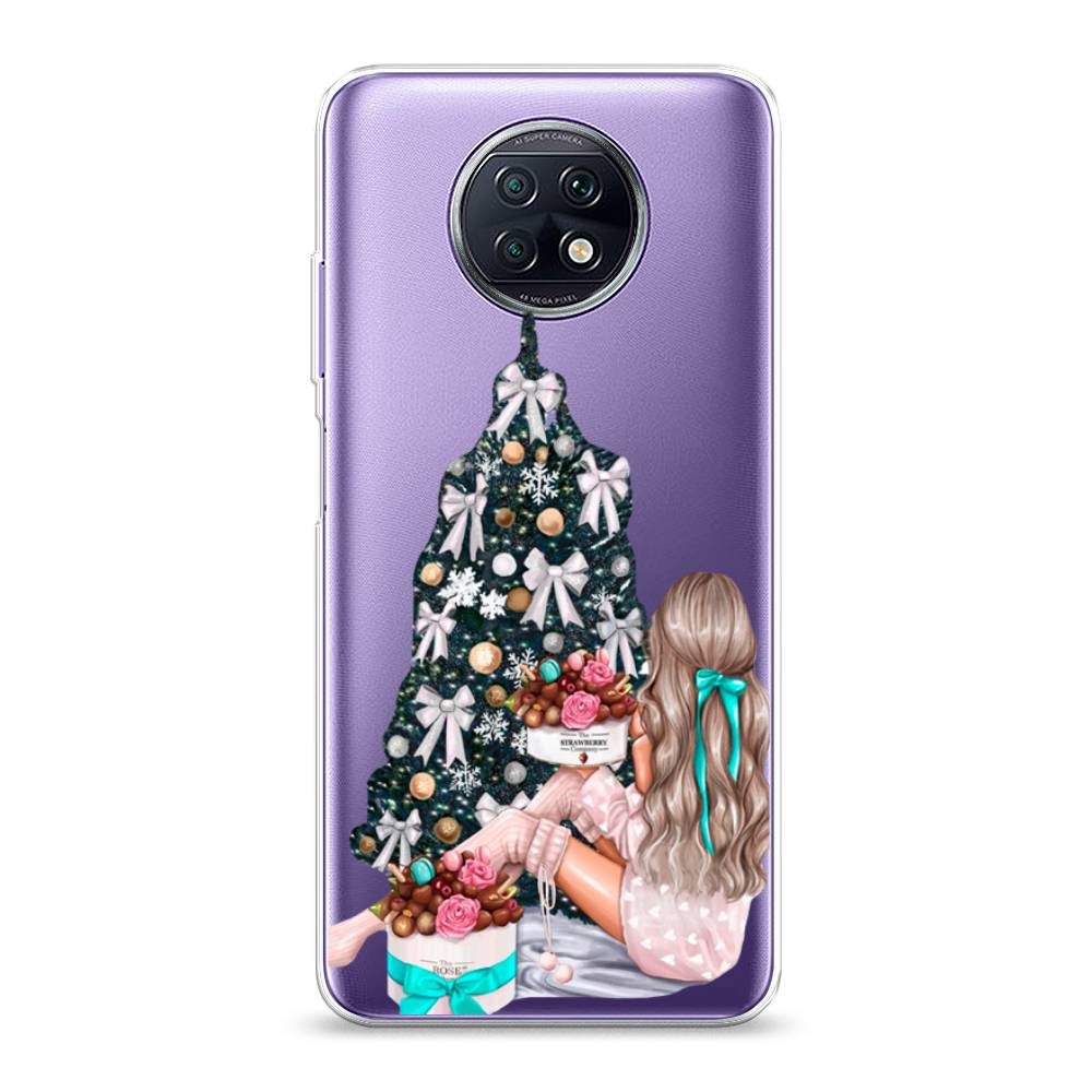 

Чехол на Xiaomi Redmi Note 9T "New Year", Зеленый;бежевый;голубой, 39650-5