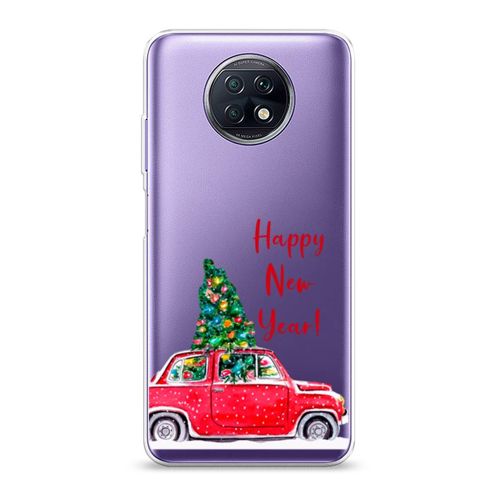 

Чехол на Xiaomi Redmi Note 9T "Happy New Year", Красный;зеленый, 39650-5