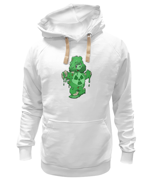 

Худи унисекс Printio Радиоактивный мишка белое 2XL, Белый, Радиоактивный мишка