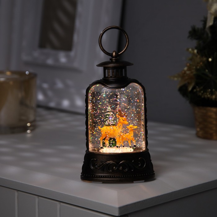 Новогодний светильник Luazon Lighting Семья оленей 9591285 белый теплый