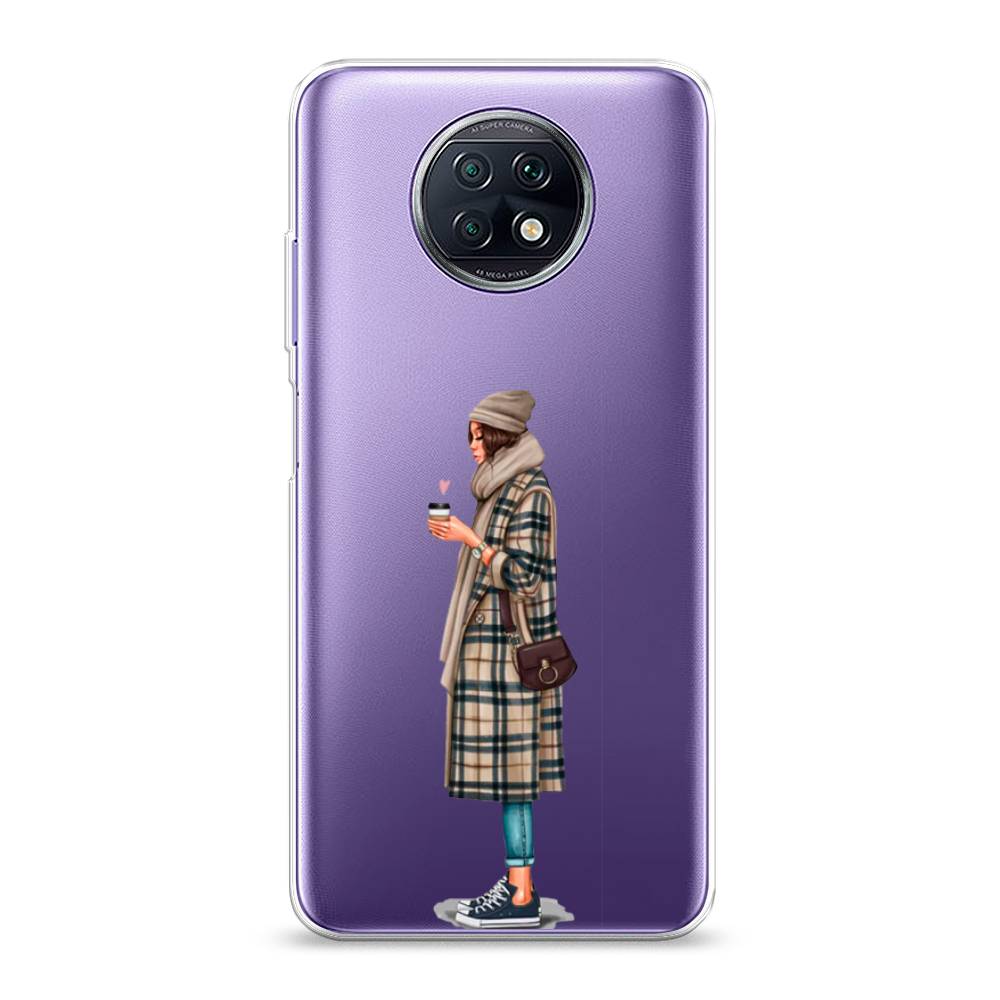 

Чехол на Xiaomi Redmi Note 9T "Утренний кофе", Коричневый;бежевый, 39650-6