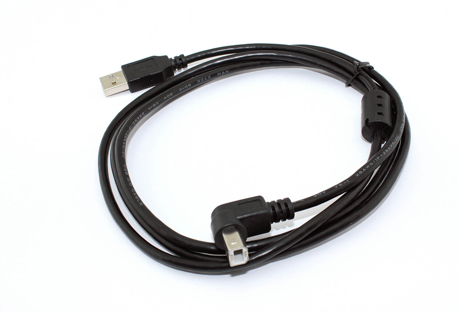 

Кабель USB-USB OEM USB 2.0 на USB-B угол вниз 1,5 м 1 м, USB 2.0 на USB-B угол вниз 1,5 м