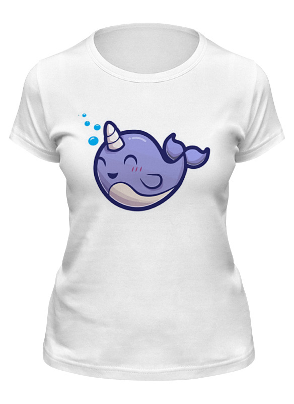 

Футболка женская Printio Единорог (unicorn) белая 2XL, Белый, Единорог (unicorn)