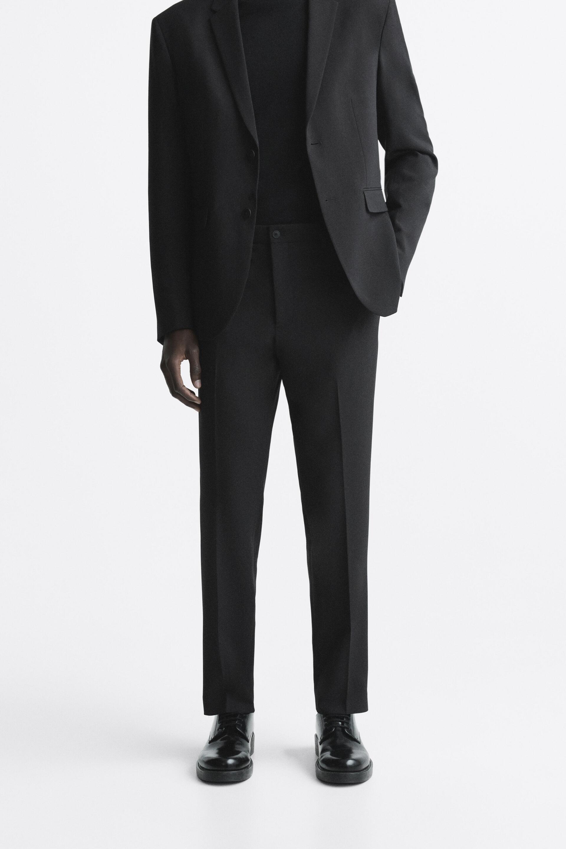 

Брюки мужские ZARA 09621407 черные 38 (доставка из-за рубежа), Черный, 09621407