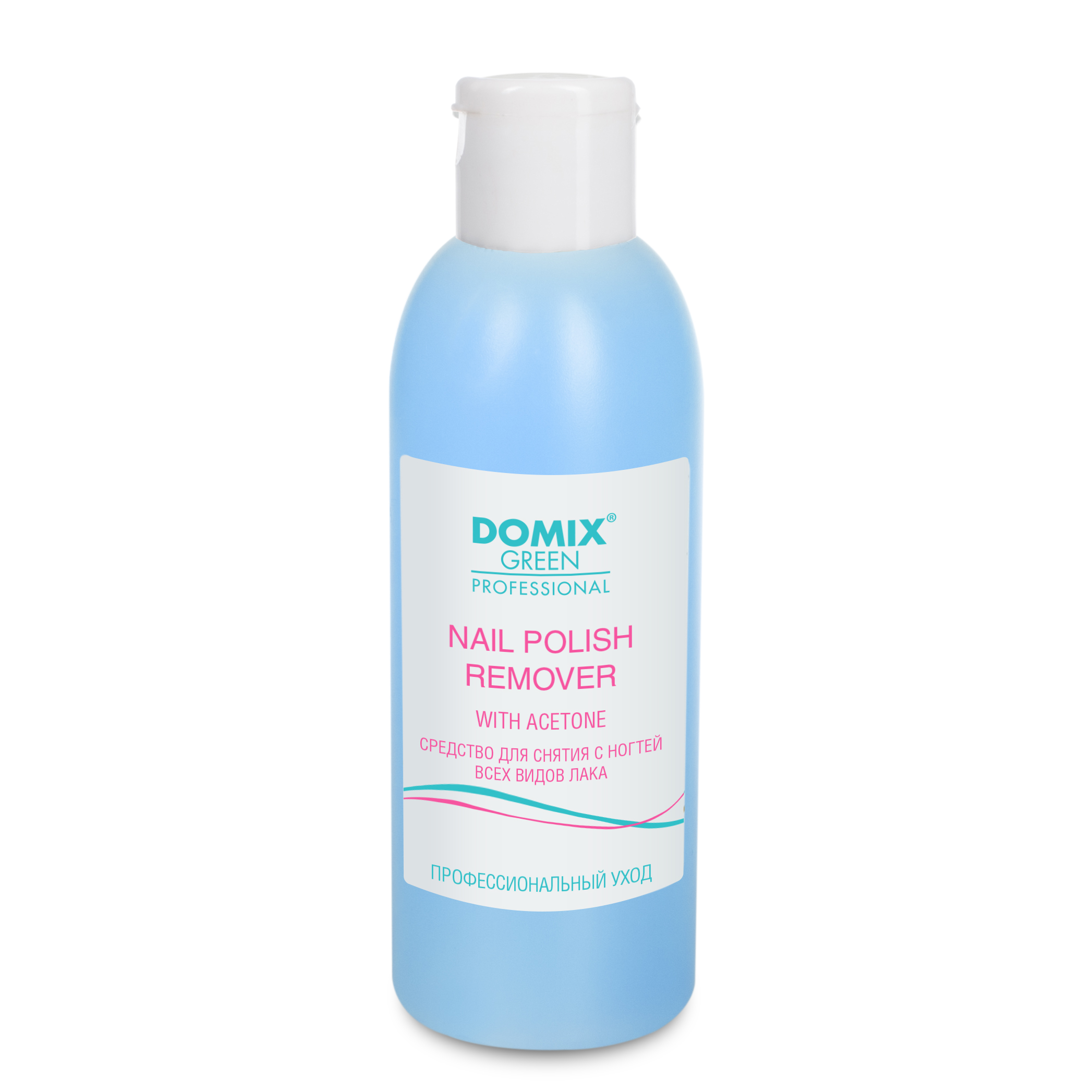 Жидкость для снятия лака Domix Nail polish remover with Aceton frenchi комплекс для снятия лака с экстрактом алоэ 125 мл