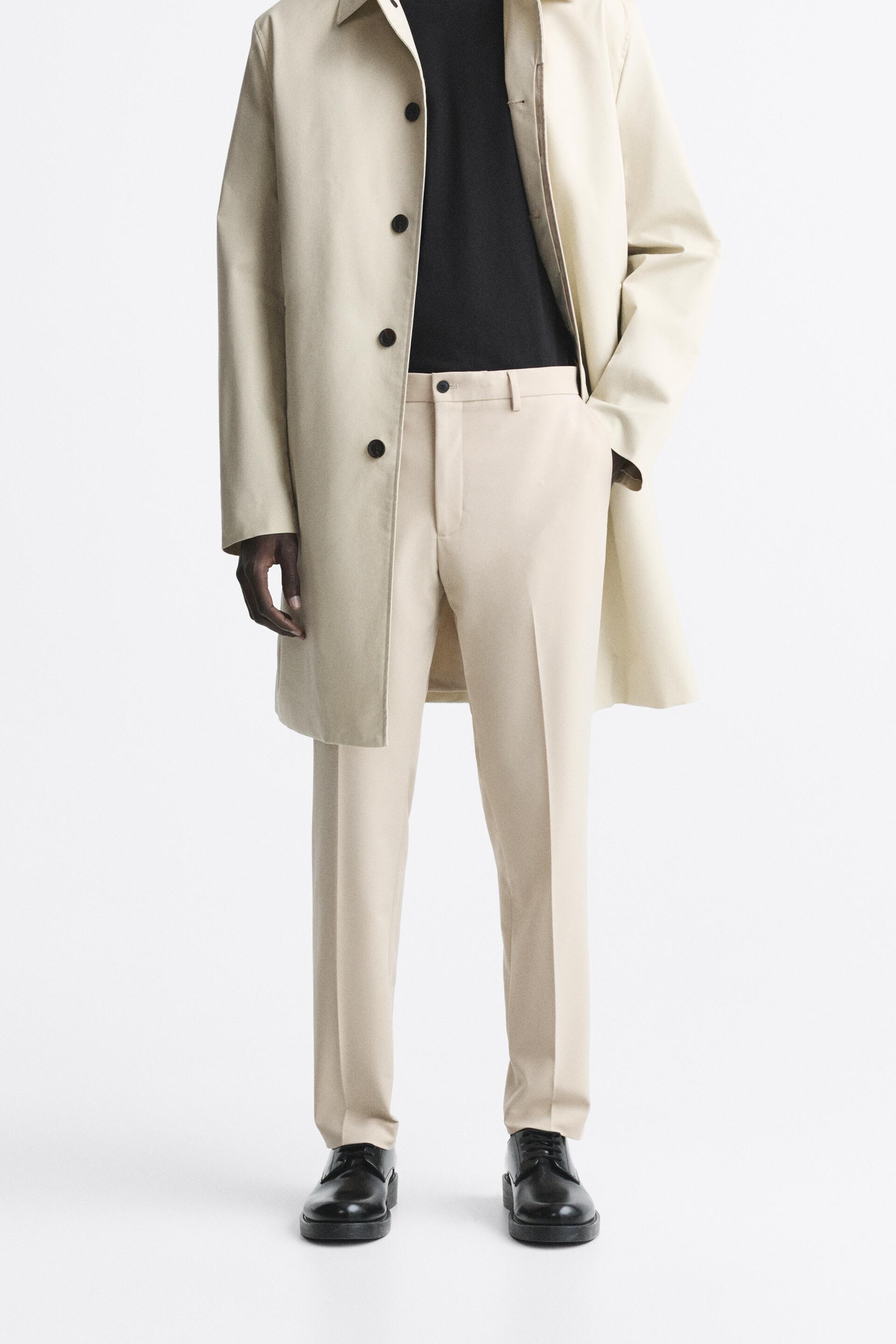 

Брюки мужские ZARA 09621407 бежевые 44 (доставка из-за рубежа), 09621407