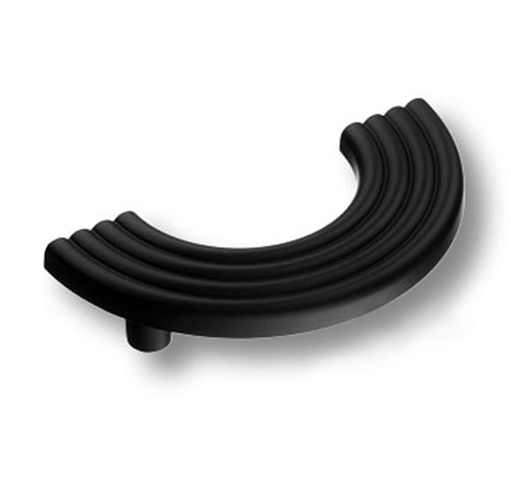 

Ручка-скоба Matt Black, чёрный матовый 96 мм, Черный, Semicircle handle Matt Black 96 mm