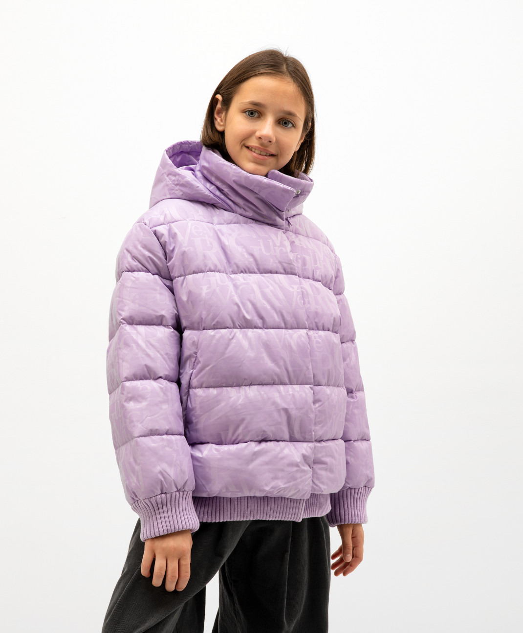 

Куртка демисезонная оверсайз фиолетовая Gulliver 22207GJC4105 р.152, Фиолетовый, 22207GJC4105