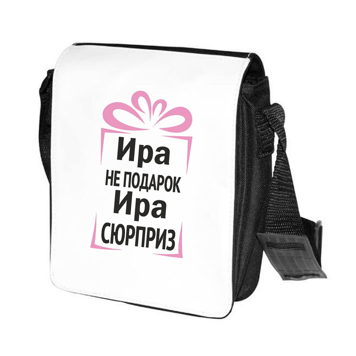 

Сумка женская CoolPodarok CN04481 черно-белый, Черный;белый, CN04481