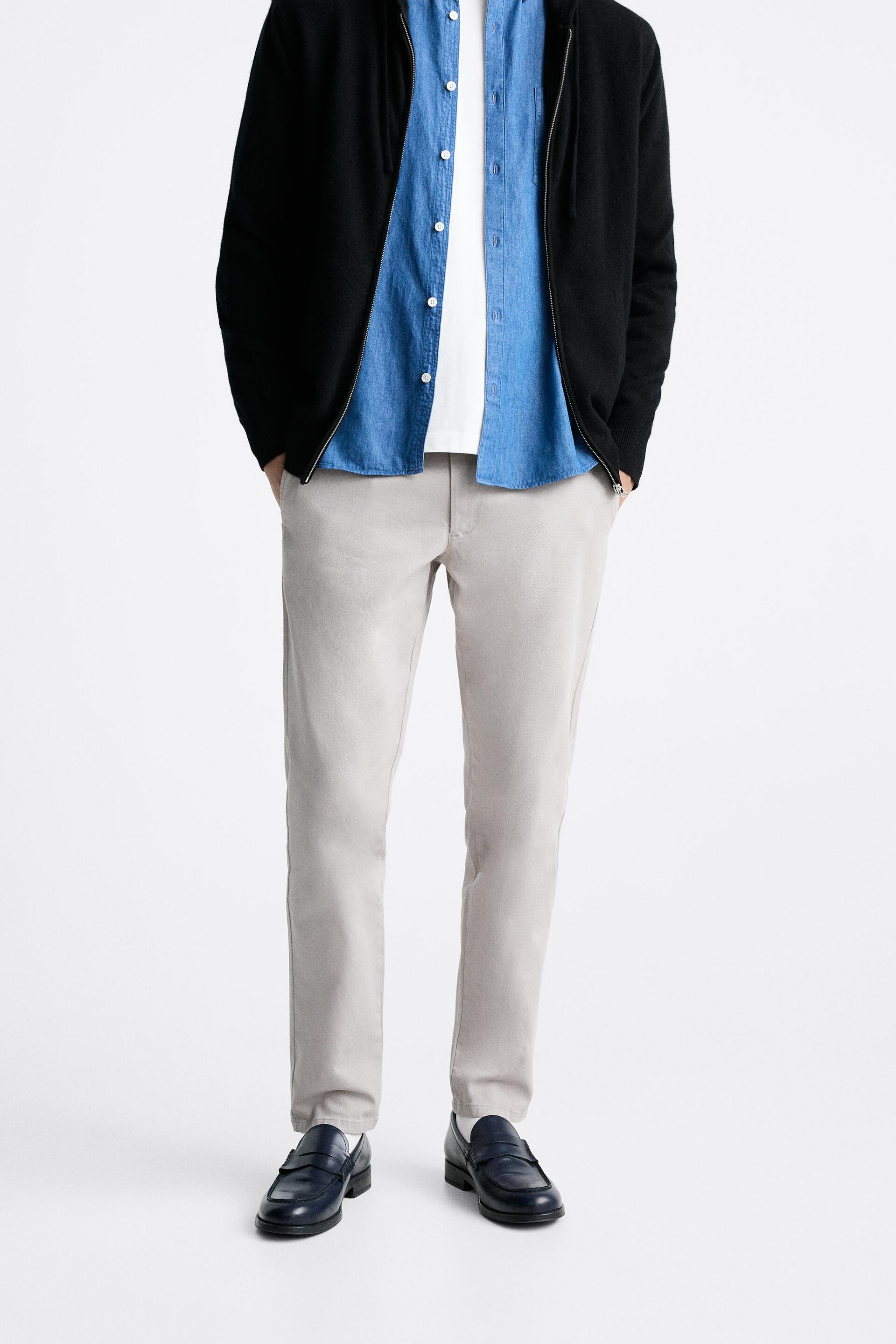 

Брюки мужские ZARA 09252350 серые 36 (доставка из-за рубежа), Серый, 09252350