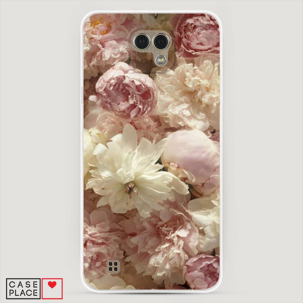 

Чехол Awog "Пионы светлые" для LG X Cam
