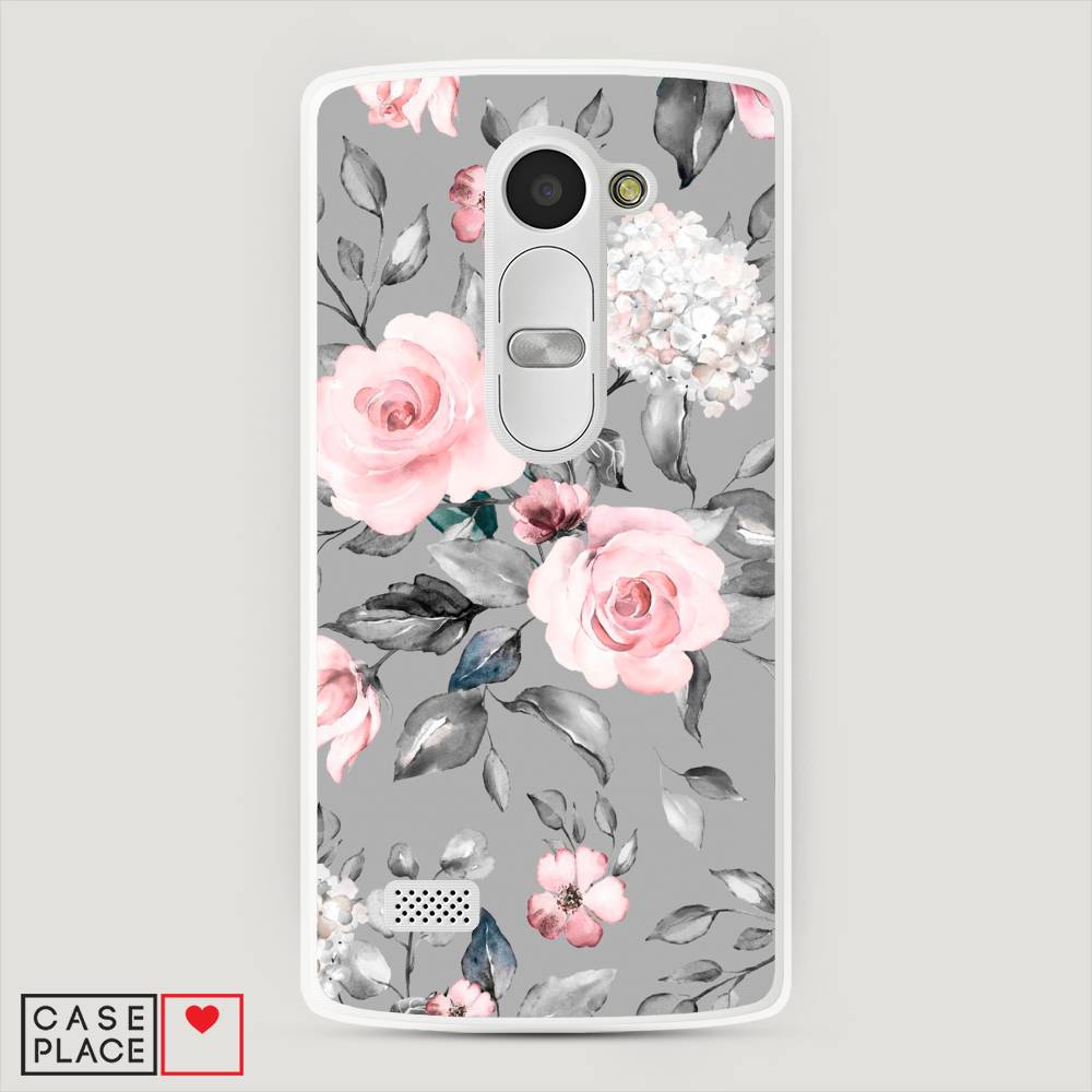 

Чехол Awog "Розы на сером" для LG Leon (H324)