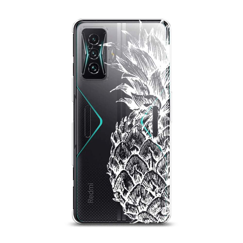 

Чехол Awog на Xiaomi Redmi K50 GE/F4 GT "Ананас графика белая", Разноцветный, 314350-10