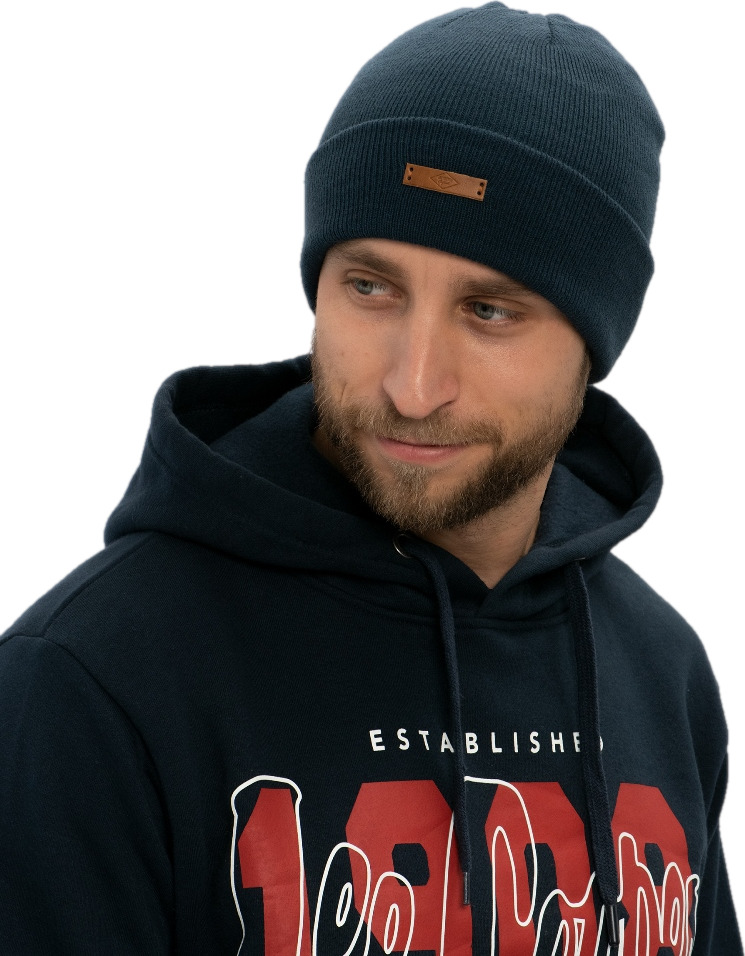 Шапка бини унисекс Lee Cooper Beanie, синий