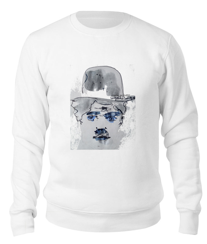 

Свитшот унисекс Printio Charlie chaplin белый XS, Charlie chaplin