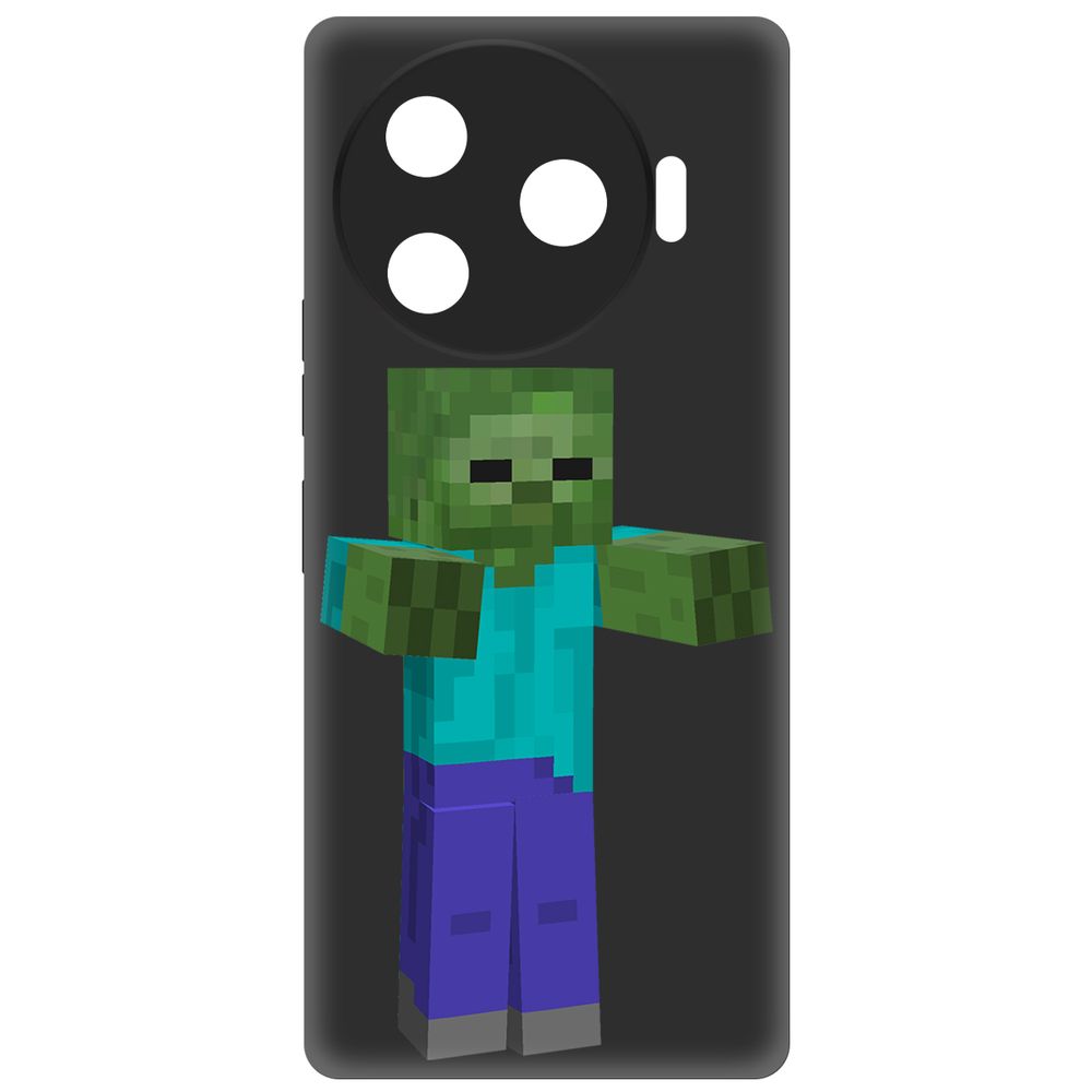 

Чехол-накладка Krutoff Soft Case Minecraft-Гигант для TECNO Camon 30 Pro 5G черный