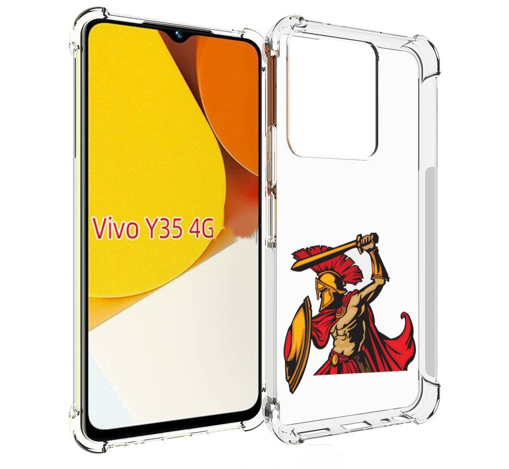 

Чехол MyPads римский-воин для Vivo Y35 4G 2022 / Vivo Y22, Прозрачный, Tocco