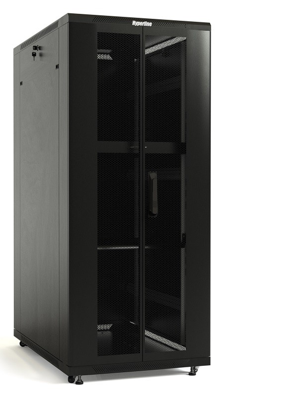 

Шкаф напольный 19-дюймовый Hyperline TTB-2261-DD-RAL9004, TTB-2261-DD-RAL9004