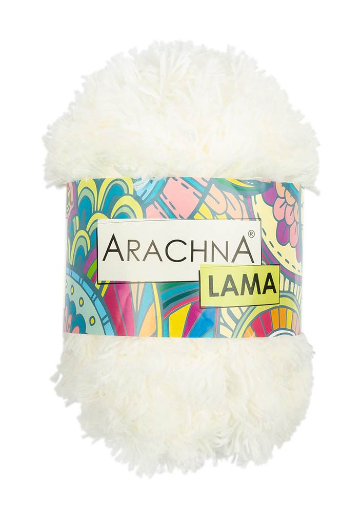 

Пряжа ARACHNA Lama, 100% микрополиэстер, 5х200 г, 100 м, №73, молочный, Белый, Lama